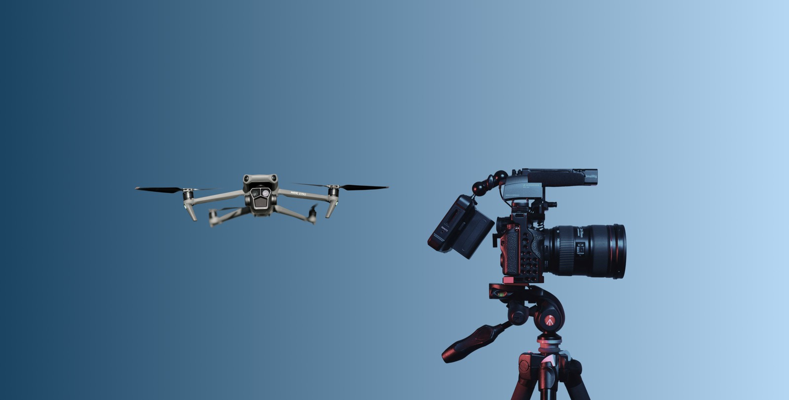 Proč ve videu kombinovat kameru a dron?