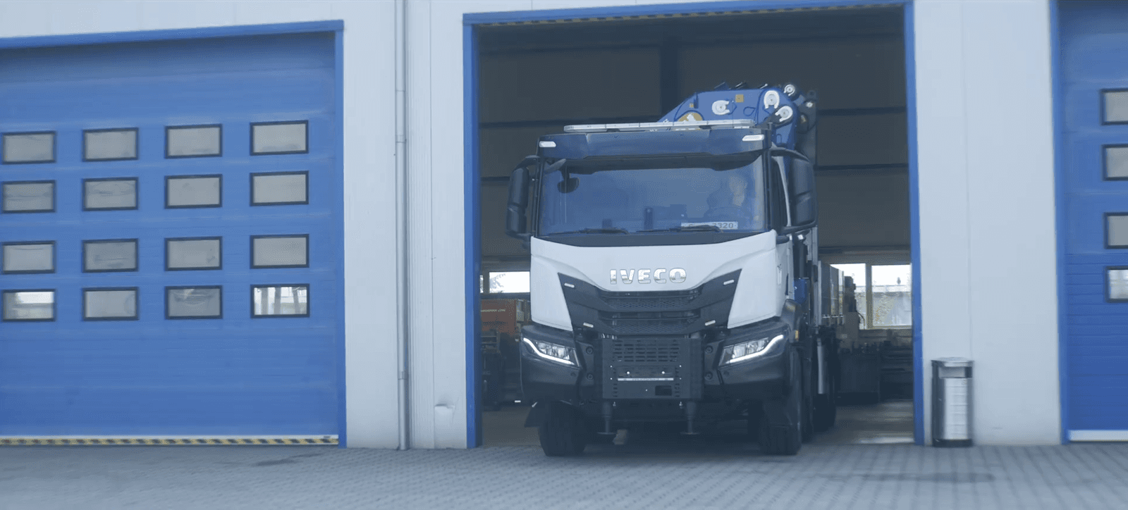 Dynamická prezentace hydraulického jeřábu